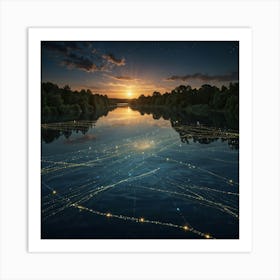 Starry Night 25 Art Print