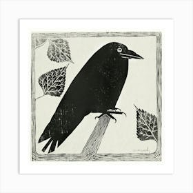 Crow (c.1910), Samuel Jessurun Art Print