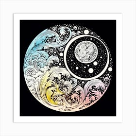 Yin And Yang 13 Art Print