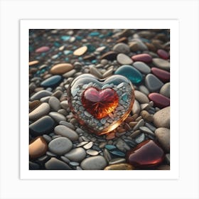 Heart Of Stone Art Print