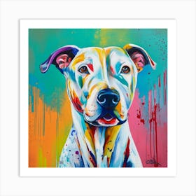 Pit Bull Terrier Art Print