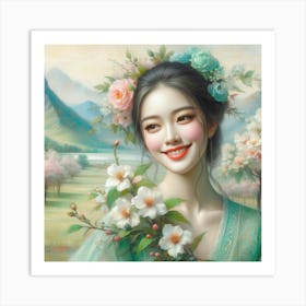 Chinese Girl Art Print