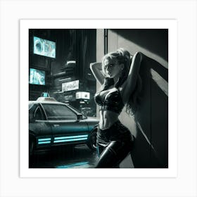 Cyberpunk 4 Art Print