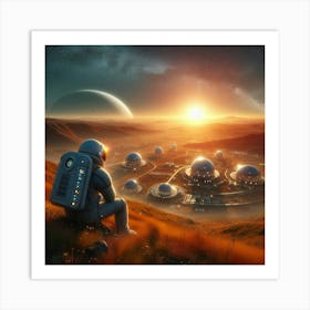 Alien City Art Print