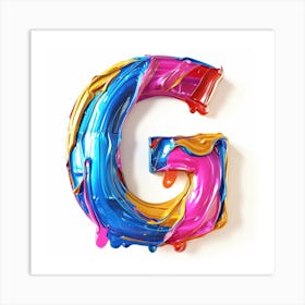 Letter G 1 Art Print