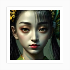 Japan Geisha Visual 21 Art Print