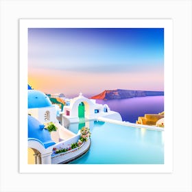 Oia, Greece Art Print