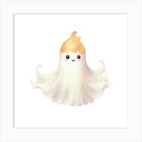 Cute Ghost Art Print