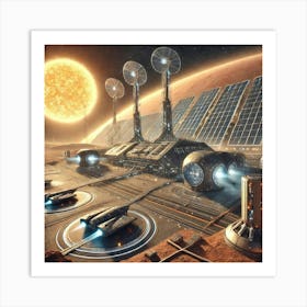 Spaceport Converted Art Print