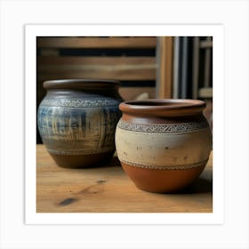 Default Create Unique Design Of Antique Pots 0 Art Print