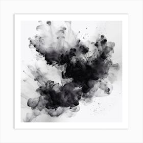 Black Art Ink 2 Art Print