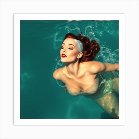 Pin Up Girl Art Print