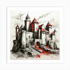 Castle Of Blood Art Print