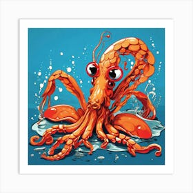 Octopus 90 Art Print