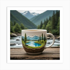 Coffee Mug Painting 2 Art Print