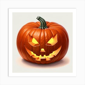 Halloween Pumpkin 10 Art Print