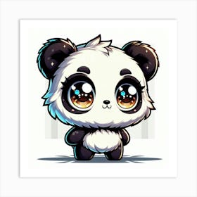 Cute Panda Art Print