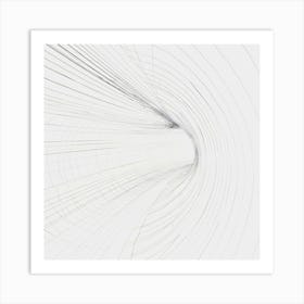 Abstract Swirling Lines Art Print