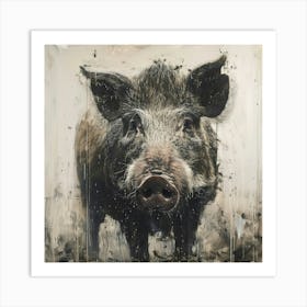 'The Pig' Art Print