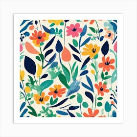 matisse Floral Pattern 2 Art Print