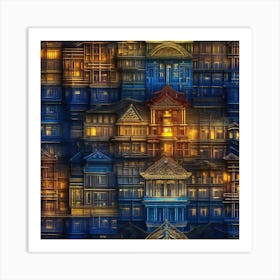 San Francisco Cityscape Art Print