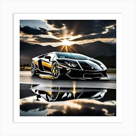 Lamborghini 50 Art Print