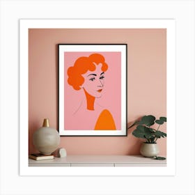 Default Matisse Cutout Pink Orange Poster Wall Art Art Print 1 Art Print