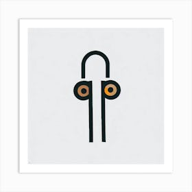 Nsibidi anya Art Print