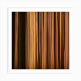 Close Up Of A Brown Curtain Art Print