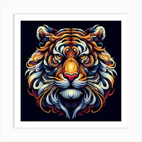 Creative Wild Animal Representation 16 Art Print