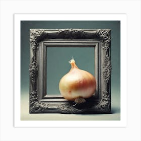 Onion In Frame Art Print