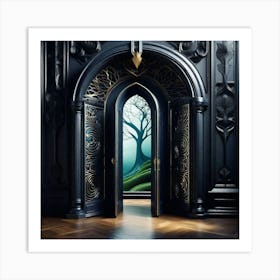 Doorway To The Forest Art Print