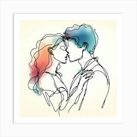 Creative Love And Relationship Illustration 139 Art Print