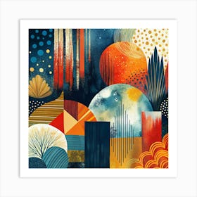 Abstract Painting 141 Art Print