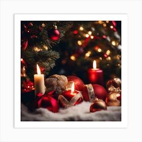 Christmas Lights Art Print