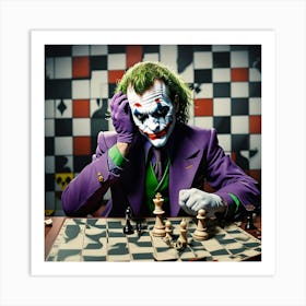 Joker Chess 1 Art Print