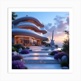 Futuristic House 15 Art Print