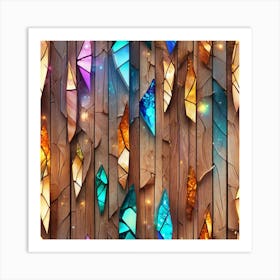Stained Glass Wall Art Print