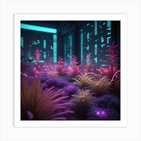 Futuristic Garden Art Print