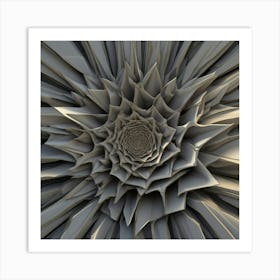 Abstract Flower 2 Art Print