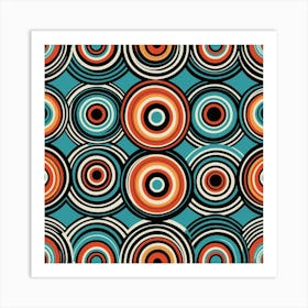 Abstract Circles 10 Art Print