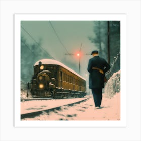 Evening Train Art Print