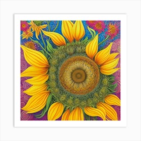 Sunflower 42 Art Print