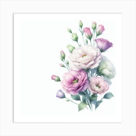 Eustoma Art Print