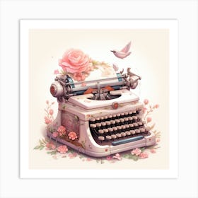 Typewriter Art Print