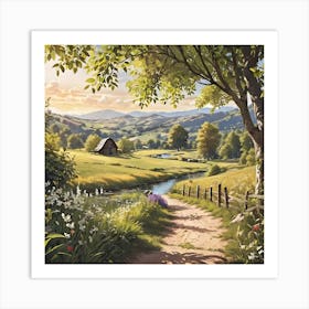 Country Road 2 Art Print