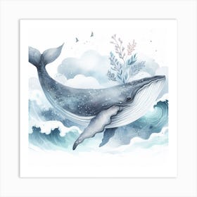 Whale 2 Art Print