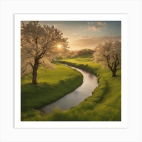 Swedish Landscape Art Print