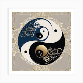 Yin Yang 17 Art Print