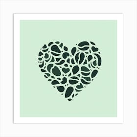 Heart Of Coffee Art Print